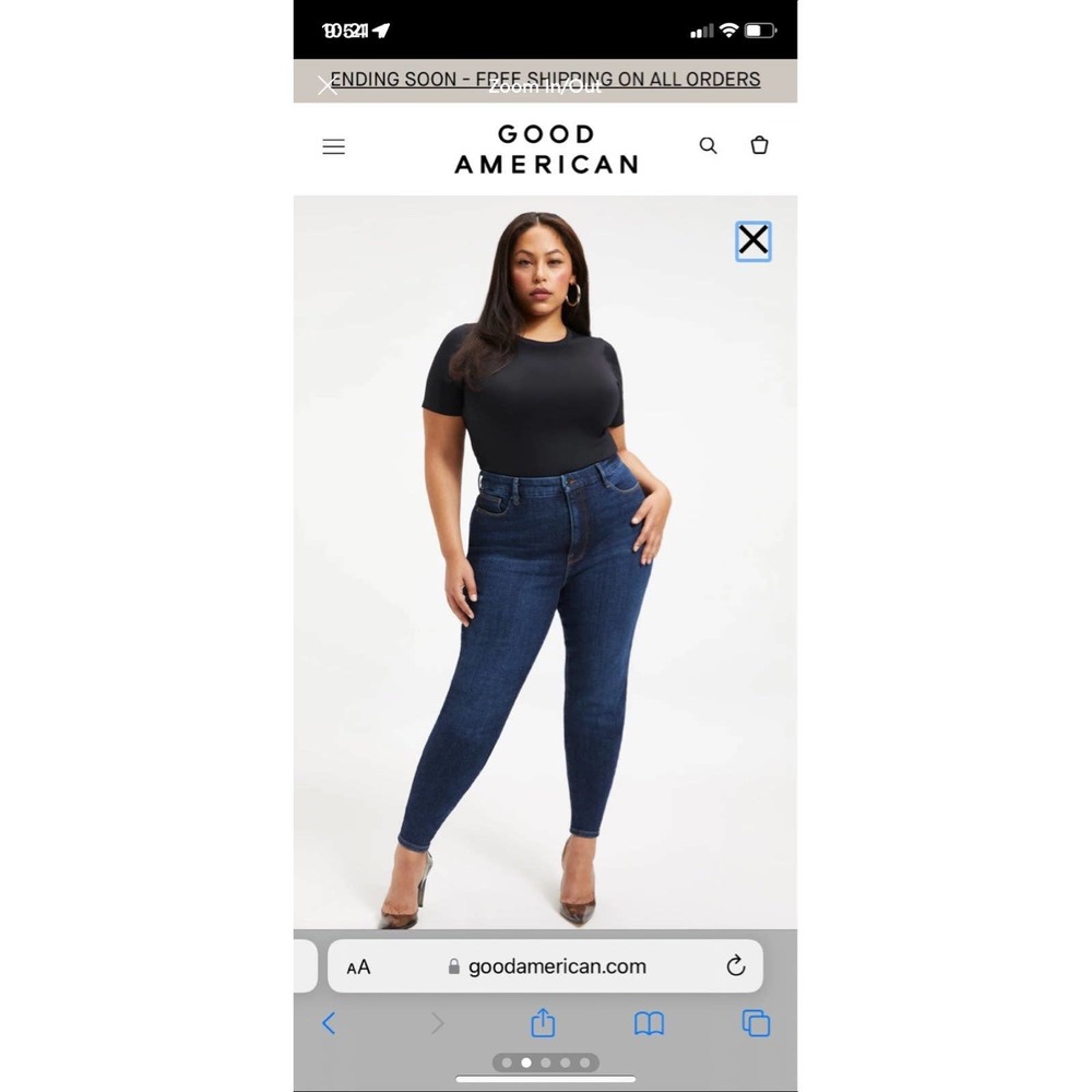 Good American GOOD WAIST W/ CHEWED BACK PKTS 0/25